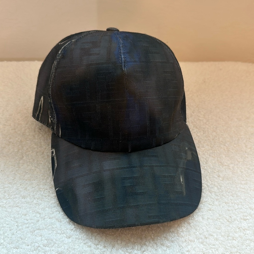 Fendi Zucca Pattern Cap with rare pattern